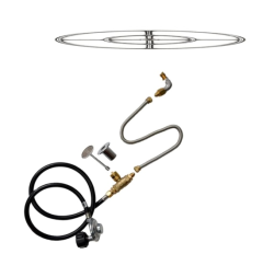 24 inch Triple Ring  burner fire  kit