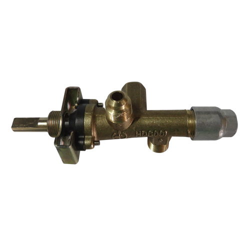 Outdoor heater valve with bracket