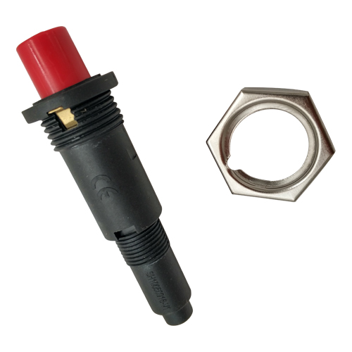 Piezo igniter red button